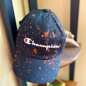 Reverse Tie Dye Champion Sport Baseball Cap
